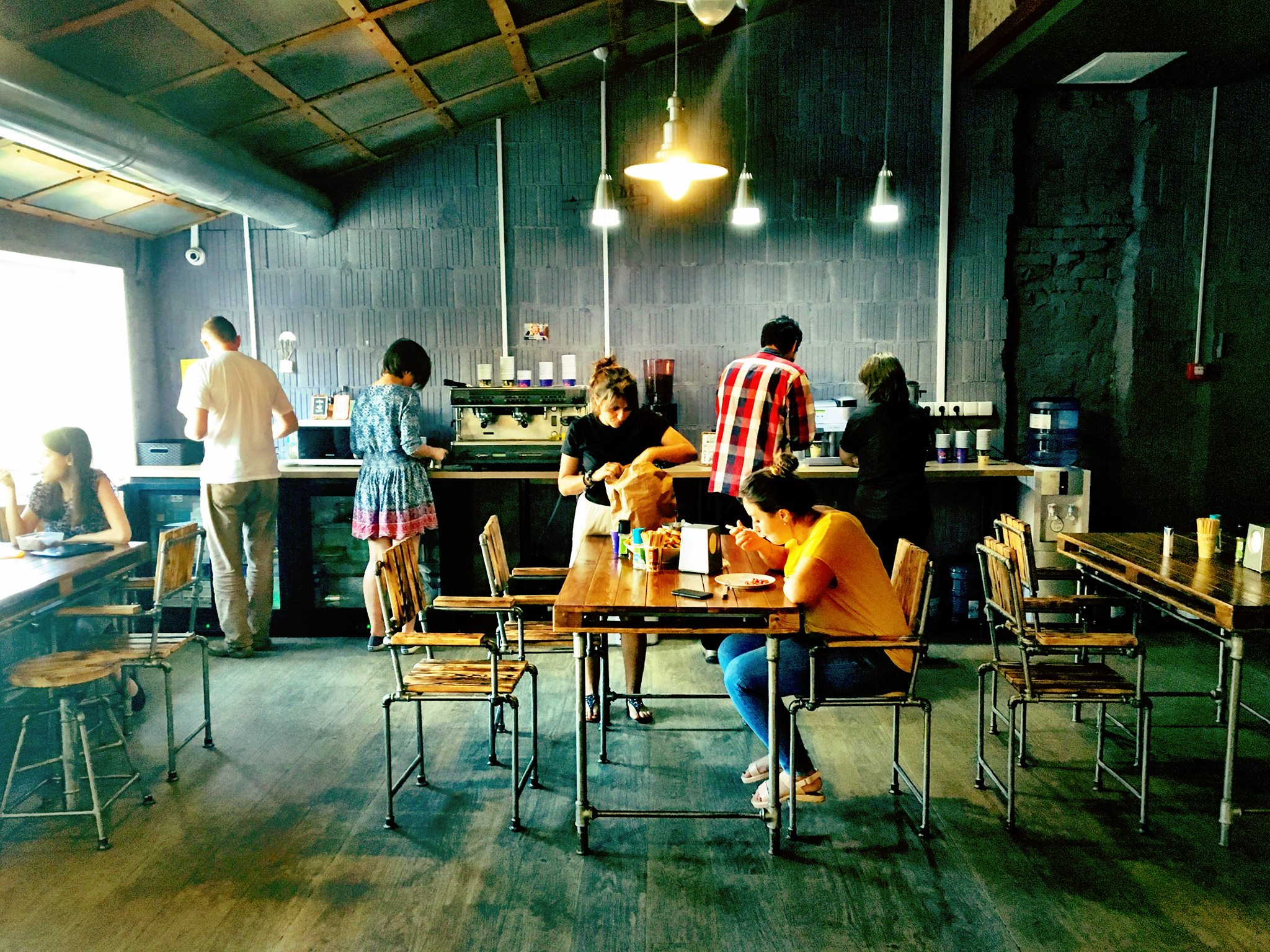 Some of the communal areas in the space at Terminal 42