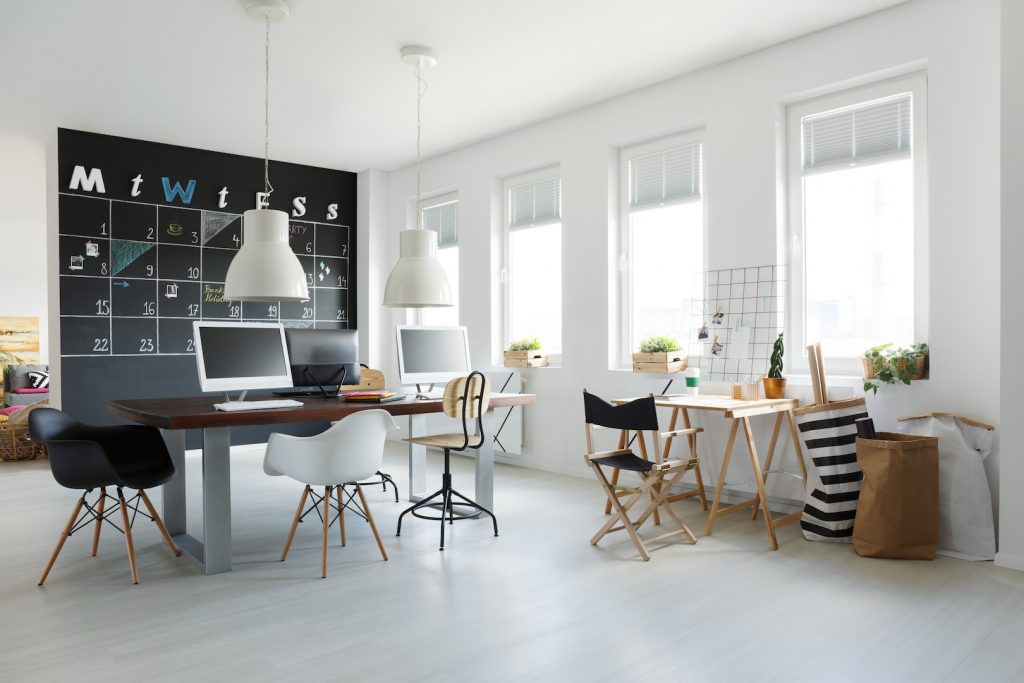 White open Coworking Space