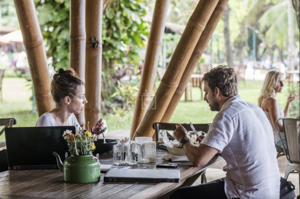 Genius Cafe, Mertasari Beach in Sanur.