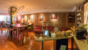 A coworking space in Montreal, Canada.