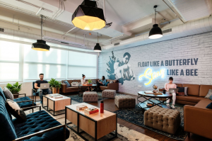 A coworking space in India.
