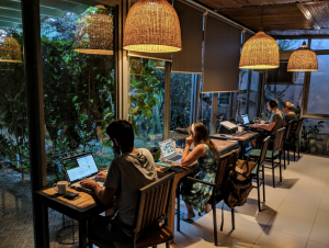 A coworking space in Hoi An, Vietnam.