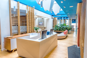 A view of ParnetWORK coworking space in Bogota.