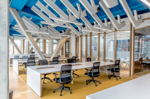 A view of ParnetWORK coworking space in Bogota.