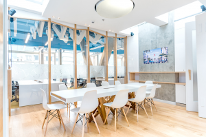 A view of ParnetWORK coworking space in Bogota.