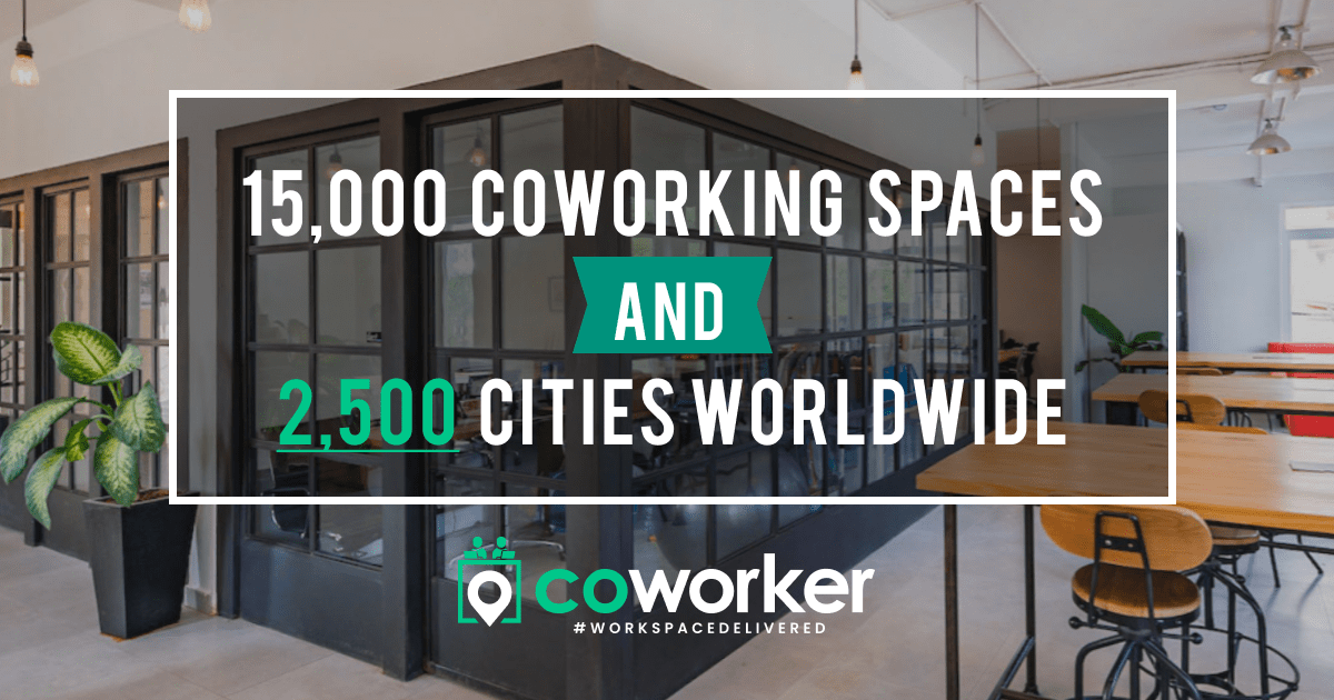 We’ve Officially Reached 15,000 Coworking Spaces!