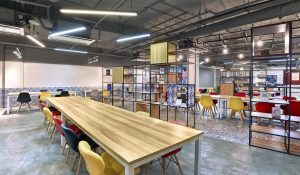 A coworking space in Asia.