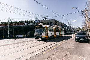An image showing public transportation.