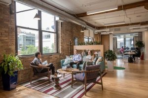 A coworking space in Chicago.