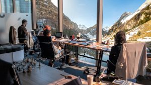 A coworking space in Appenzell, Switzerland.