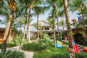 A view of Tropical Nomad Coworking Space in Bali, Indonesia.