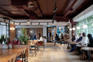 A view of Fitzwilliam Court coworking in Dublin, Ireland.