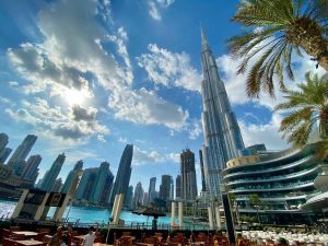 A view of the Dubai skyline.