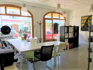 A coworking space in Geneva, Switzerland.