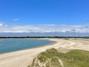 A view of Normandy, France.