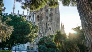 A view of Barcelona.