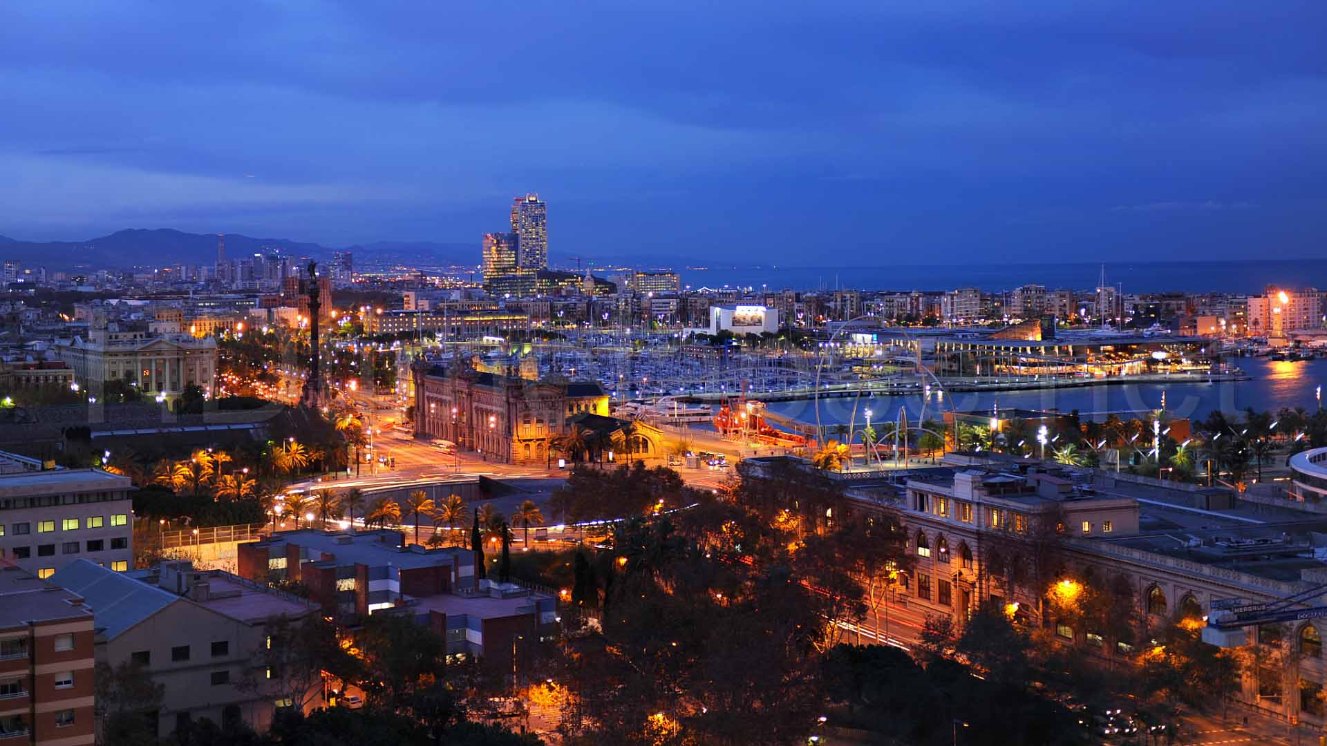 barcelona-city-at-night-wallpaper-hd-download - Coworker Mag